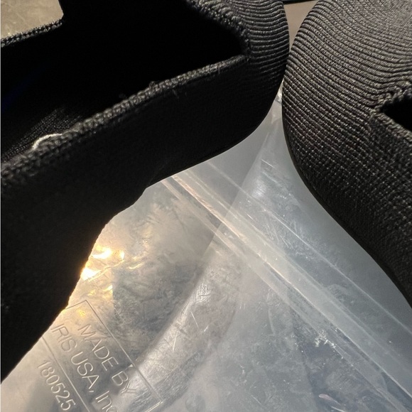 ROTHYS Black Knit Womens Round Toe Loafer Shoes Size 9 - Picture 2 of 4